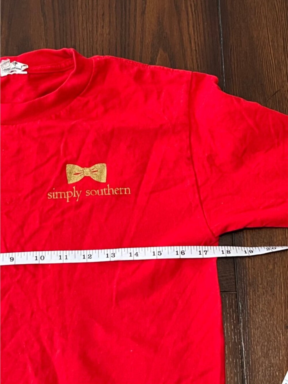 Simply Southern Tis The Season To Be Preppy Christmas T-shirt Small Holiday Gift - Picture 6 of 7